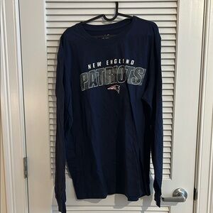 New England Patriots Navy Blue Long Sleeve Shirt